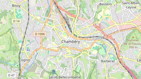 Carte de localisation de l'évènement