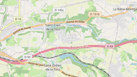 Carte de localisation de l'évènement