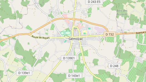 Carte de localisation de l'évènement