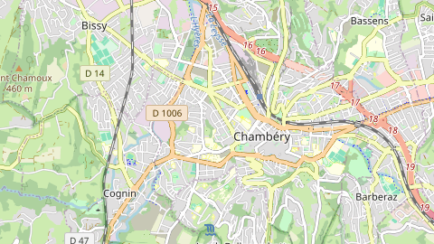 Carte de localisation de l'évènement