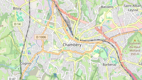 Carte de localisation de l'évènement