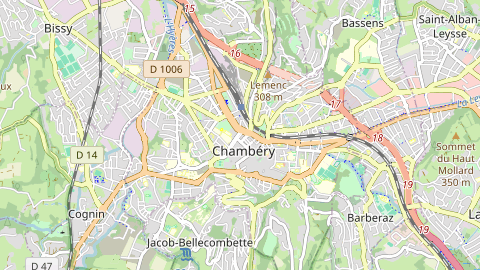 Carte de localisation de l'évènement