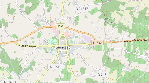 Carte de localisation de l'évènement