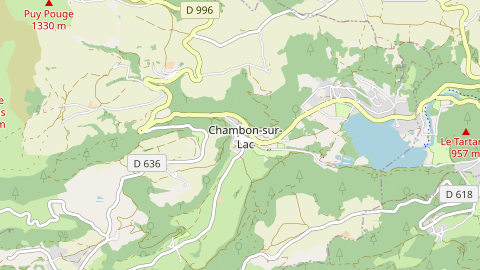 Carte de localisation de l'évènement