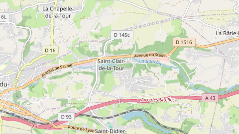 Carte de localisation de l'évènement