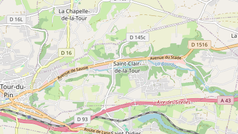 Carte de localisation de l'évènement