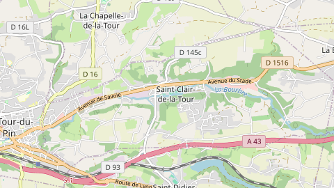 Carte de localisation de l'évènement