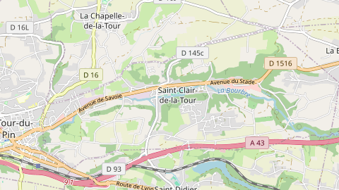 Carte de localisation de l'évènement