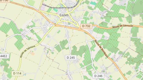 Carte de localisation de l'évènement