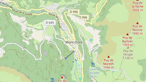 Carte de localisation de l'évènement