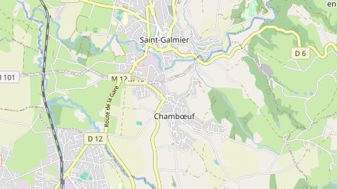 Carte de localisation de l'évènement