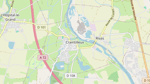 Carte de localisation de l'évènement