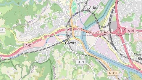 Carte de localisation de l'évènement