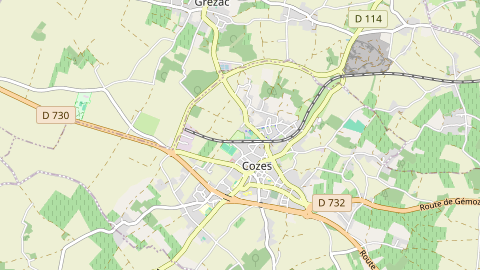 Carte de localisation de l'évènement