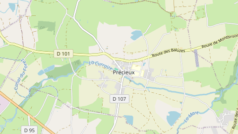 Carte de localisation de l'évènement