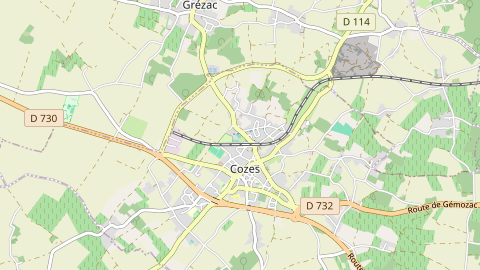 Carte de localisation de l'évènement