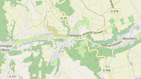 Carte de localisation de l'évènement