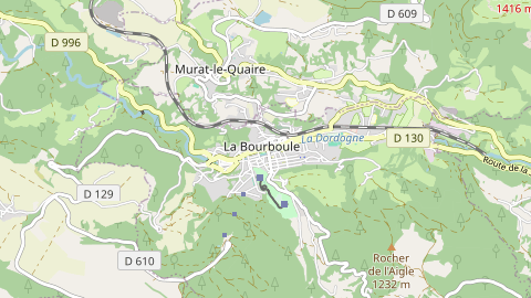 Carte de localisation de l'évènement