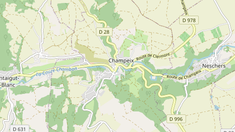 Carte de localisation de l'évènement