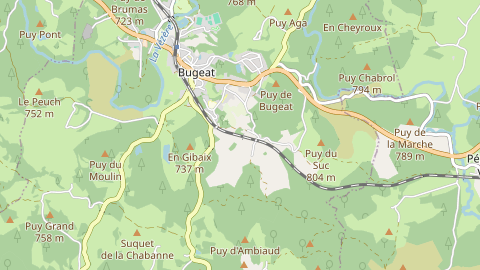 Carte de localisation de l'évènement