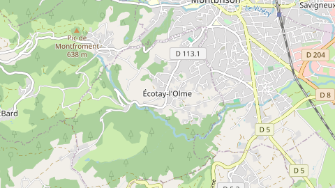 Carte de localisation de l'évènement