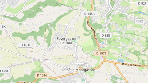 Carte de localisation de l'évènement