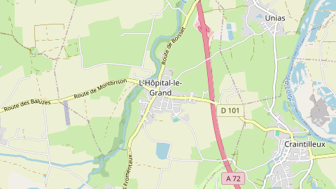 Carte de localisation de l'évènement