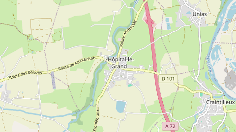 Carte de localisation de l'évènement