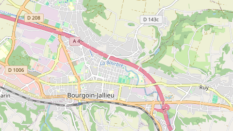 Carte de localisation de l'évènement