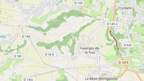 Carte de localisation de l'évènement