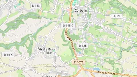 Carte de localisation de l'évènement