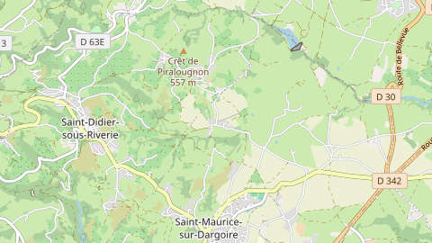 Carte de localisation de l'évènement