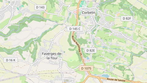 Carte de localisation de l'évènement