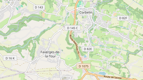 Carte de localisation de l'évènement