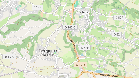 Carte de localisation de l'évènement