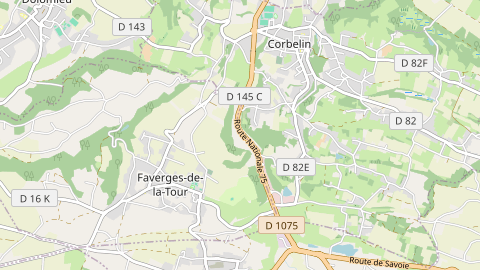 Carte de localisation de l'évènement