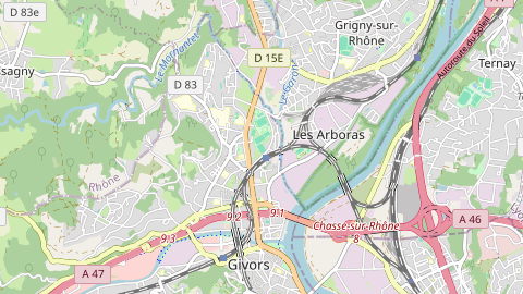 Carte de localisation de l'évènement