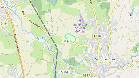 Carte de localisation de l'évènement