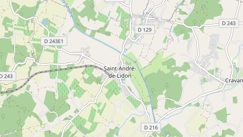 Carte de localisation de l'évènement