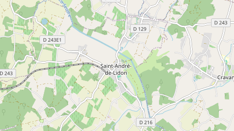 Carte de localisation de l'évènement
