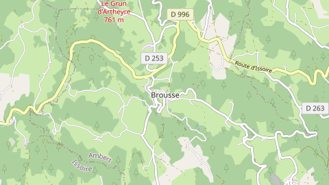 Carte de localisation de l'évènement