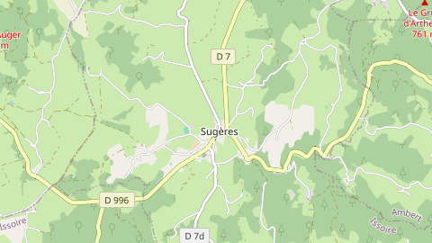 Carte de localisation de l'évènement