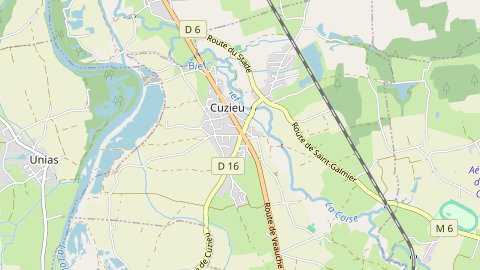 Carte de localisation de l'évènement