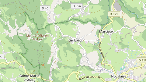 Carte de localisation de l'évènement