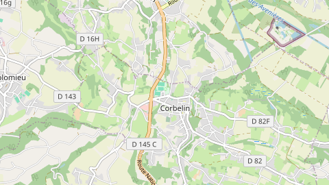 Carte de localisation de l'évènement