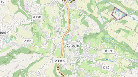 Carte de localisation de l'évènement