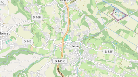 Carte de localisation de l'évènement