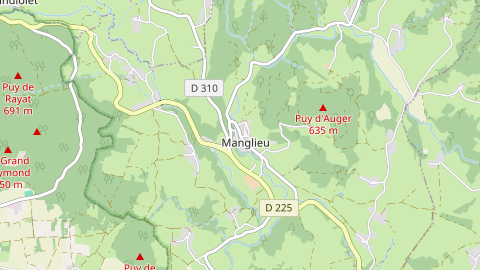 Carte de localisation de l'évènement