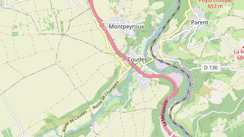Carte de localisation de l'évènement