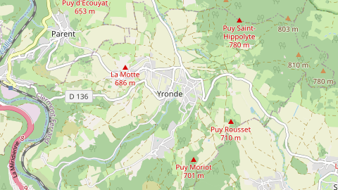 Carte de localisation de l'évènement